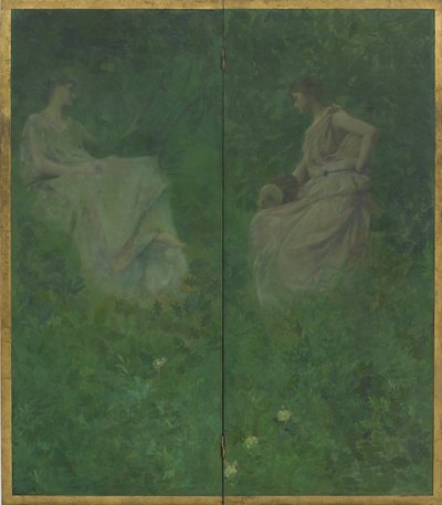 The Four Sylvan Sounds, 1896-97 by Thomas Wilmer Dewing